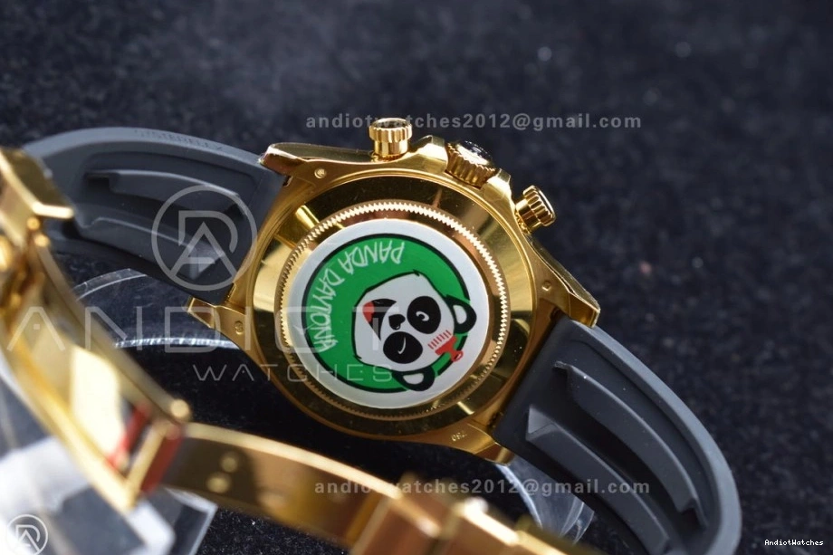 Best 116518 SA Oysterflex Reliable 764 Strap Dial Daytona on BTF 1:1 Rubber Edition Lume YG 0131